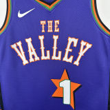 2025 Suns BOOKER #1 Purple City Edition NBA Jerseys