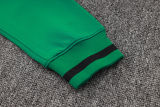 2024/25 Celtics Green Hoody Zipper Jacket Tracksuit