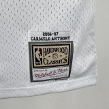 2006/07 Nuggets ANTHONY #15 White Retro NBA Jerseys 热压