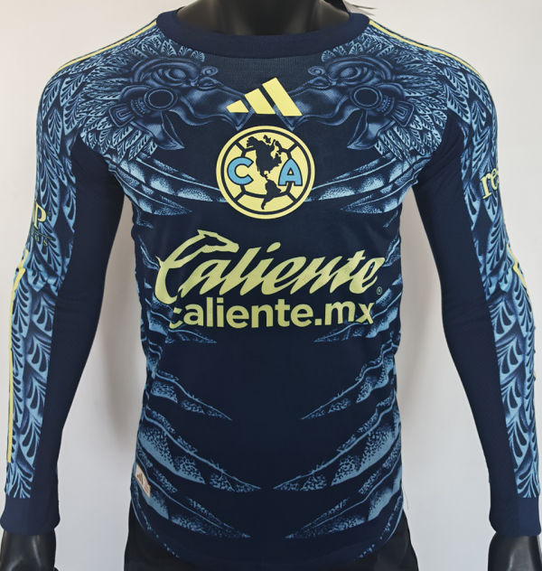 2025/26 Club America Away Player Version Long Sleeve Soccer Jersey 长袖