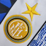 1995/96 In Milan Away White Retro Soccer Jersey