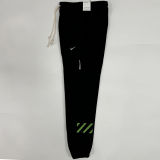 2024/25 Nk~ Black Pure Cotton Sports Trousers Zipper style
