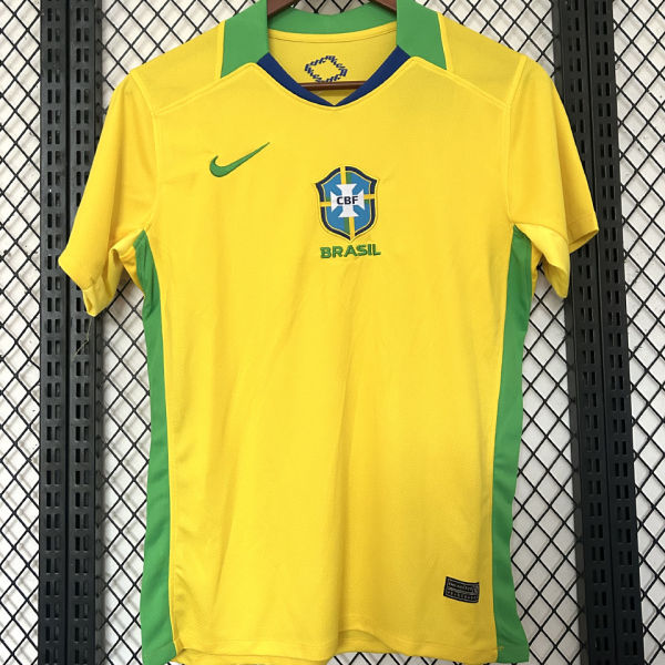 2025/26 Brazil Home Yellow Fans Jersey
