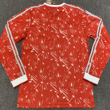 1989/91 LFC Home Red Long Sleeve Retro Soccer Jersey