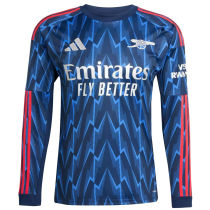 2025/26 ARS Away Blue Fans Long Sleeve Soccer Jersey