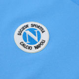 1986/87 Napoli Home Blue Retro Long Sleeve Soccer Jersey