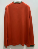 2025/26 Portugal Home Red Long Sleeve Fans Version Soccer Jersey