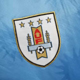 2010 Uruguay Home Blue Retro Soccer Jersey