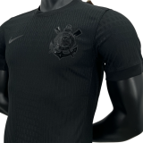 2024/25 Corinthians Away Black Player Version Soccer Jersey