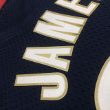 2008/09 Cleveland JAMES #23 Retro Dark Blue NBA Jerseys热压
