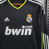 2010/11 RM Away Black Long Sleeve Retro Jersey