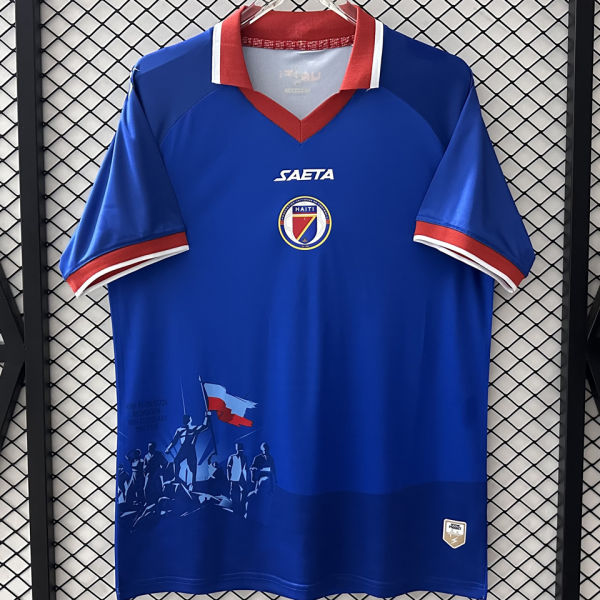 2026/27 Haiti Home Blue Fans Soccer Jersey 海地