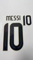 MESSI #10 Argentina Home Font 2024/25 (You can buy it alone OR tell us which jersey to print it on. )
