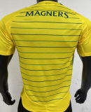 2024/25 Celtic Away Yellow Green Player Version Soccer Jersey
