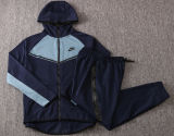 2021 Hoody Royal Blue Zipper Jacket Tracksuit