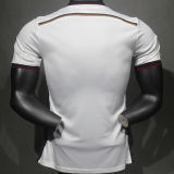2014 Germany Home White Retro Player Version Soccer Jersey  3 Start 三星
