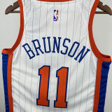 2025 NY Knicks BRUNSON #11 White City Edition NBA Jerseys