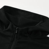 2025 Nk~ Black Zipper Jacket Tracksuit