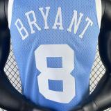 2004/05 Lakers BRYANT #8 Light Blue Retro NBA Jerseys 热压