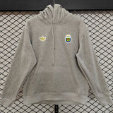 2026/27 Argentina Grey Retro Style Hoody 小绣花