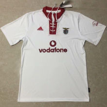 2004/05 Ben-fica Away White Retro Soccer Jersey