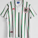 1993/95 Wales Away White Retro Soccer Jersey