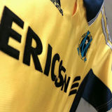 1998/99 MS Away Yellow Retro Soccer Jersey