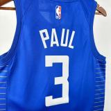 Clippers PAUL #3 Blue NBA Jersey
