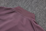 2025/26 M Utd Grey Purple Jacket Tracksuit