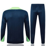 2024/25 Brazil Sapphire Blue Sweater Tracksuit