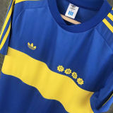 1981 Boca Home Retro Soccer Jersey