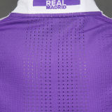2016/17 RM Purple Away Retro Player Version Long Sleeve Soccer Jersey （No Logo）  光板
