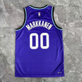 2026 Jazz MARKKANENE #00 Purple NBA Jerseys