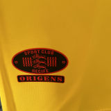 2024/25 Sport Recife Away Yellow Fans Soccer Jersey