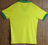 1958 Brazil Home Yellow Retro Soccer Jersey