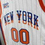 2025 NY Knicks CLARKSON #00 White City Edition NBA Jersey