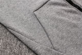 2018/19 NK~ Light Gray Hoody Zipper Jacket Tracksuit