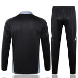 2025 Italy Black Sweater Tracksuit