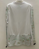 2025/26 Portugal Away while Long Sleeve Fans Version Soccer Jersey