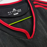 2010 Mexico Away Black Retro Soccer Jersey