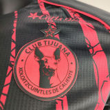 2024/25 Tijuana Home Red Black Player Version Soccer Jersey 蒂华纳