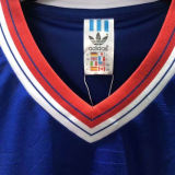 1986/88 M Utd Away Blue Retro Soccer Jersey