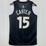 2025 Timberwolves CARTER #15 Black  NBA Jerseys 热压