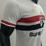 2025/26 Sao Paulo Home White Player Version Soccer Jersey