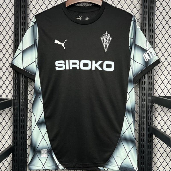 2024/25 Gijon Home Away Fans Soccer Jersey 希洪竞技