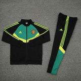 2024/25  M Utd Black Jacket Tracksuit