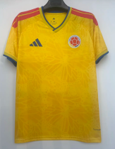 2026/27 Colombia Home Yellow Fans Soccer Jersey