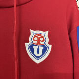 2026/27 Universidad de Chile Red Hoody Training Sweater