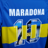 Maradona #10 Boca Home Retro Soccer Jersey 1981