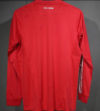 2011/12 RM Away Red Retro Player Version Lopng Sleeve Soccer Jersey 球员版